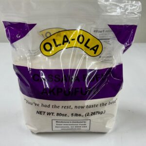 Ola-Ola Cassava Fufu (Akpu/Fufu) – 5 lbs (2.27 kg)