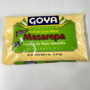 Goya Masarepa Yellow Corn Meal (Harina de Maíz Amarilla) – 5 lbs (2.27 kg)