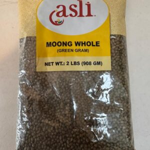 Asli Moong Whole (Green Gram) – 2 lbs (908g)