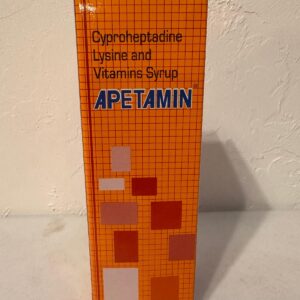 Apetamin Syrup – 200 ml (Cyproheptadine Lysine and Vitamin Syrup)