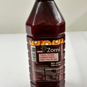 Omni Zomi 100% Pure Unrefined Red Palm Oil – 67.63 fl oz (2L)