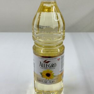 Allegro Pure Sunflower Oil – 1L (33.81 fl oz)