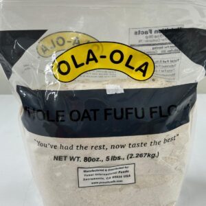 Ola-Ola Whole Oat Fufu Flour – 5 lbs (2.27 kg)