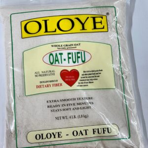 Oloye Oat Fufu – 4 lb (1.8 kg)