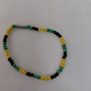 Jamaica Flag Beaded Bracelet 🇯🇲