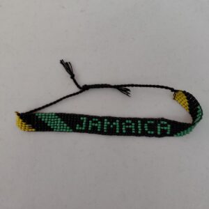 Jamaica Flag Beaded Bracelet 🇯🇲